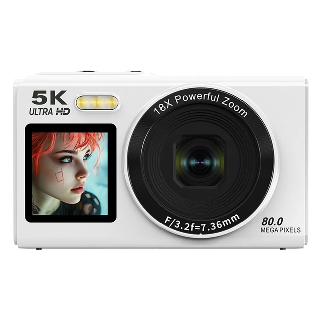 S150PRO Dual Screen Digital Camera with 5K Video Recording and 13MP CMOS Sensor for High-Resolution Selfies