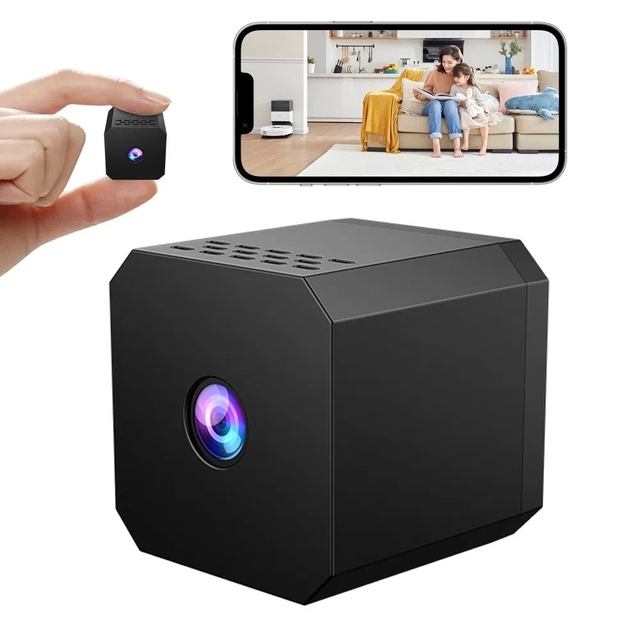 F1 Mini Security Camera with 1080P Night Vision Wireless Motion Detection and Remote Viewing