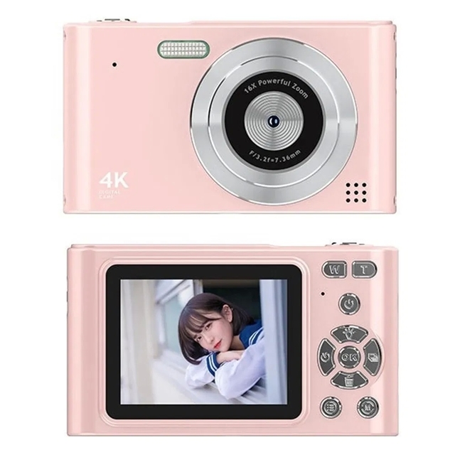 H15 Digital Camera with 2.4-inch IPS Display 1080P HD Video and 16X Digital Zoom CCD Sensor
