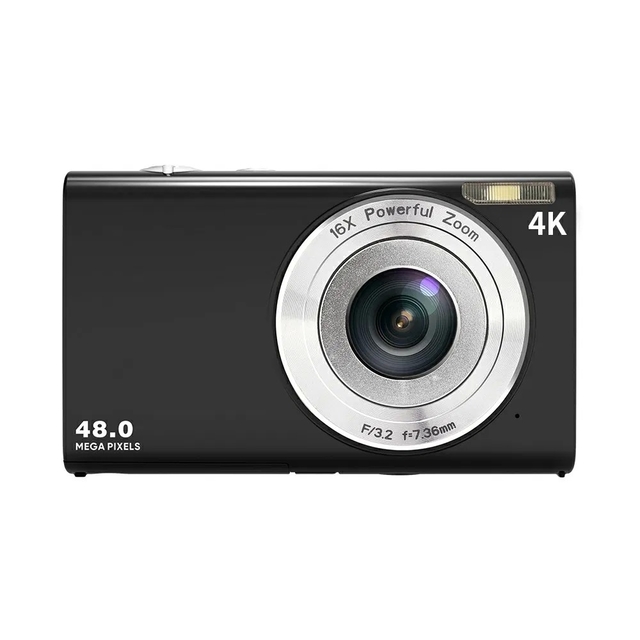 4K HD Video 48MP Resolution 16X Digital Zoom Vlogging Camera for Kids and Teens