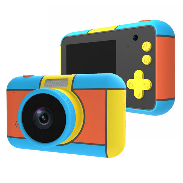 D7s 2.4 Inch IPS Large Screen Dual 32MP HD Display Kids Digital Camera with 600mAh Battery for Children