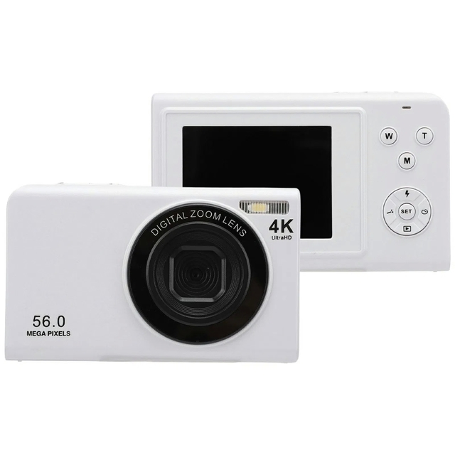 F9 Digital Camera with 56MP Photos 4K Video Recording and 16X Digital Zoom for Vlogging and Photography
