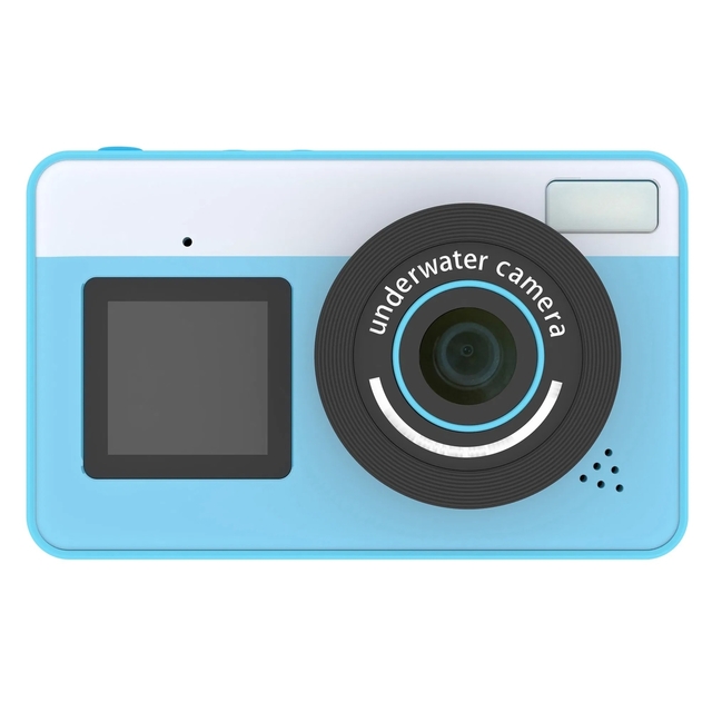 D70 Dual Screen Digital Camera with 4K Video Recording and IP68 Waterproof Protection