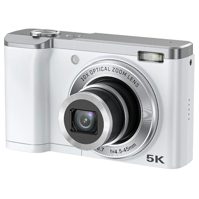 DC305X 5K Digital Camera with 5X Optical Zoom, Image Stabilization, and 5K Video Recording - Includes 32GB Card